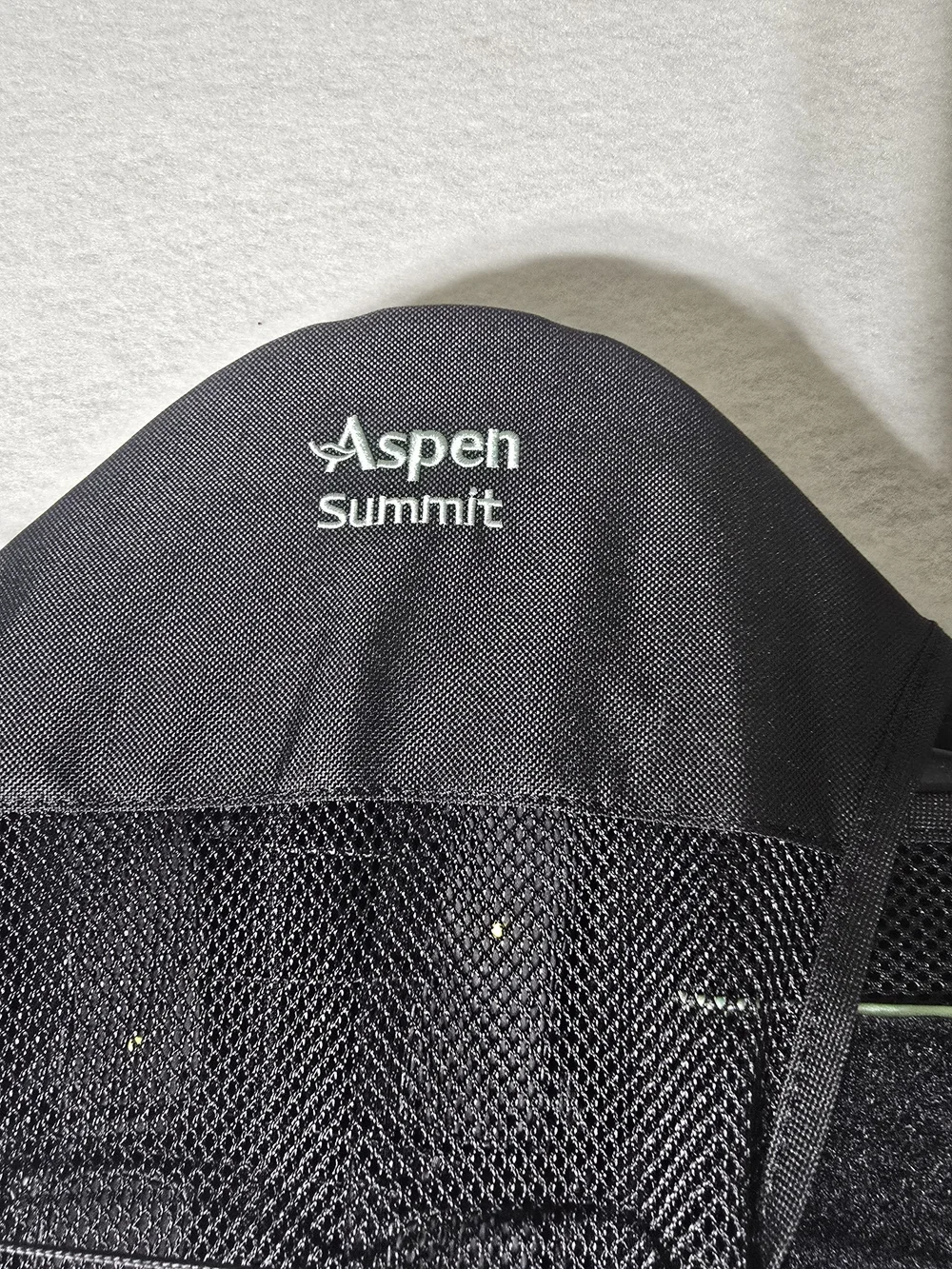 Black Lumbar Support Belt with Adjustable Straps Size M/L